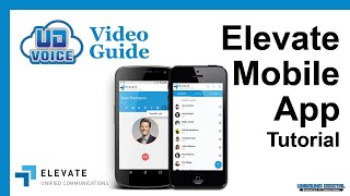 Mobile App Elevate UC Tutorial ｜ UD Voice Video Guide [upl. by Aenyl]