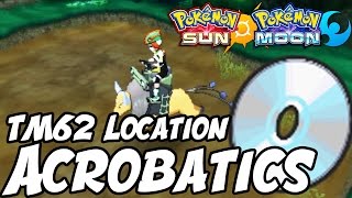 How to Get Acrobatics Location – Pokémon Sun and Moon TM 62 Acrobactics Location [upl. by Webb]