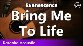 Evanescence  Bring Me To Life SLOW karaoke acoustic [upl. by Meirrak]