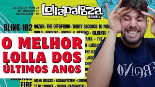 🤯🥵 MINHA REAÇÃO e análise AO LINEUP DO LOLLAPALOOZA 2024 🤟🏻💣 [upl. by Dusza]