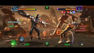 Archangel solo Nightcrawler Boss  Thronebreaker  21 SPARKLE AND SHINE  EQ  MCOC [upl. by Coussoule]