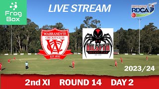 RDCA  Pascoe  Round 14  Warrandyte v Kilsyth  Day 2 [upl. by Abla]