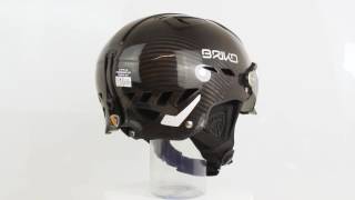 BRIKO LAPILLO CARBON 3K VISOR 2V SKIHELM [upl. by Mcfadden]