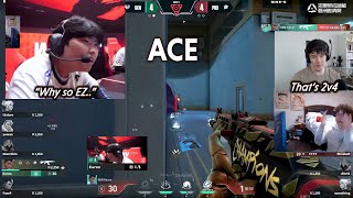 Shanks amp Sliggy React to GEN Karons ACE vs PRX  VALORANT Radiant Asia Invitational [upl. by Finah]