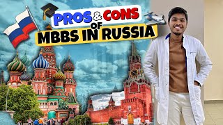 PROS amp CONS OF MBBS IN RUSSIA  ADVANTAGE amp DISADVANTAGES 🎓 [upl. by Kelci]