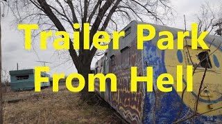 Urban Exploration Abandoned Trailer Park [upl. by Vasilek462]