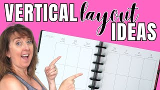 HOW TO USE A VERTICAL HAPPY PLANNER LAYOUT FOR BEGINNERS  IDEAS TIPS ampTRICKS amp MORE [upl. by Patterman]