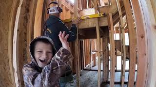 Home Build EP 48 Framing Door Opening in an Existing Bearing Wall [upl. by Etom]