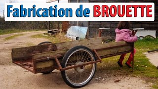 Fabrication de BROUETTE sur mesure  permaculture [upl. by Leterg]