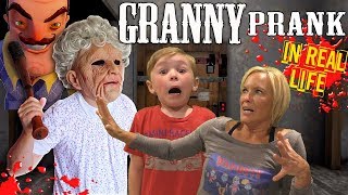 Granny In Real Life Prank Gone Wrong with Funhouse Family [upl. by Mettah]