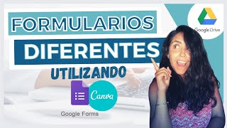 🔝 𝗚𝗢𝗢𝗚𝗟𝗘 𝗙𝗢𝗥𝗠𝗦 Cómo hacer formularios de Google 🅳🅸🅵🅴🆁🅴🅽🆃🅴🆂 y 🅿🅴🆁🆂🅾🅽🅰🅻🅸🆉🅰🅳🅾🆂 con 𝐂𝐀𝐍𝐕𝐀 🧲 [upl. by Enyrehtac]