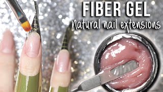 💅FIBER GEL Strong amp Natural Looking Nail Extensions Mshare [upl. by Dawna]