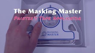 The Masking Master Painters Tape Applicator at Work [upl. by Adnaloy]