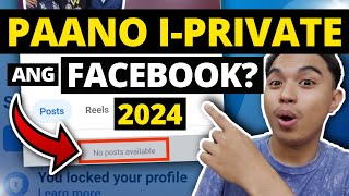 HOW TO PRIVATE FACEBOOK ACCOUNT HOW TO LOCK FACEBOOK PROFILE 2024 [upl. by Hanej]