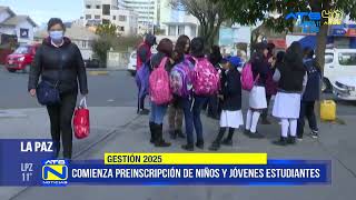 Comienza la preinscripción en unidades educativas de alta demanda para 2025 [upl. by Anual]