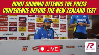 Rohit Sharma attends the press conference before NZ Test Live Discussion [upl. by Gonzalez]