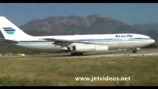 Extreme takeoff in Tivat IL 86 [upl. by Ailegra460]