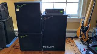 Bergantino cab comparison HG312 HDN210 and HDN112 [upl. by Sylirama160]