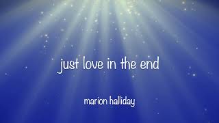 just love in the end lyric video [upl. by Rothstein]