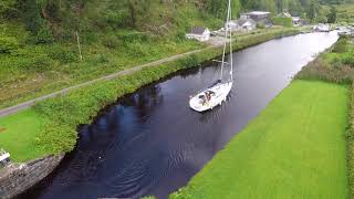 Sailing Scotland Crinan Canal [upl. by Akeimat]