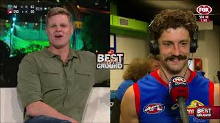 Tom Liberatore  Interview on Best on Ground after the Dogs beat the Giants [upl. by Herzberg]