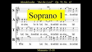 Mendelssohn  OP70  Elijah 41 But The Lord  Soprano1 [upl. by Matty]