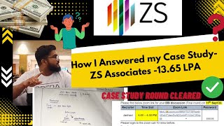 ZS Associates Case Study Briefing How I Answered it  to clear this round [upl. by Gass]