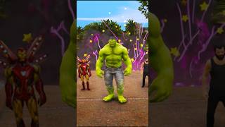 Hulk nai Ironman ko bacha liya 🤯🤣 gta5 shorts viralvideo [upl. by Donaghue793]