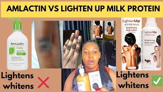 LIGHTEN UP WITH MILK PROTIEN Best Exfoliating  lightening amp Moisturizing Lotion TESTED amp REVIEWED [upl. by Swerdna]