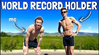 I Trained with the 50 Mile World Record Holder for 24 hours [upl. by Ragnar969]