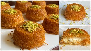 The perfect mini kunafa recipe أطيب وألذ كنافة بجبنة الريكوتا [upl. by Anton398]