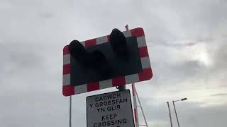 Intro to Llanelli East Level Crossing Carmarthenshire 211024 [upl. by Okia]