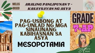 Educational Video  Kabihasnan sa Mesopotamia Paglitaw ng mga Imperyo [upl. by Mail]