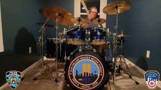 “Fallen not Forgotten” tribute to NYPD 911 911 drummingacademy drums drummer NYPD [upl. by Saleem]