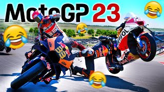 PLAYING MOTOGP 23 CAREER MODE [upl. by Lilas45]