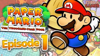 Paper Mario The ThousandYear Door Gameplay Walkthrough Part 1  Prologue A Rogues Welcome [upl. by Hagen]