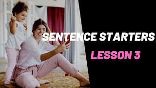 Speech therapy  Sentence Starters  for parents  Autism Verbal Dyspraxia Down Syndrome [upl. by Marcia397]