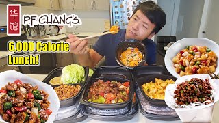 Trying PF Changs TOP DISHES 6000 CALORIE LUNCH amp SCARY Story Time [upl. by Nabila]