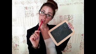 ASMR  lets learn some GERMAN ♥ teacher role play ♥ personal attention [upl. by Feodora]