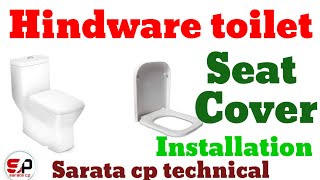 Hindware toilet seat cover fitting  Western toilet seat cover fitting  Toilet seat cover [upl. by Ethelda]