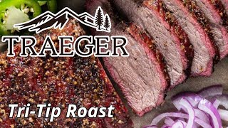 Smoked TriTip Roast Using Traeger Pellet Smoker [upl. by Anera315]