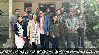 Last Day At Chitwan  Cycling  Safari For Bayar  Barahi Jungle Lodge Saloma [upl. by Truda]