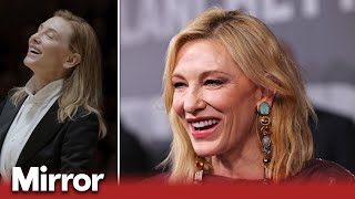 Cate Blanchett reacts to Golden Globe win [upl. by Anilatac349]