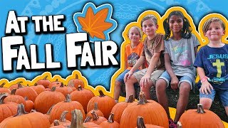 At the Fall Fair 🍂  Zip Line Hayride Corn Maze Pumpkin Patch and More [upl. by Joseph]