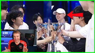 JANKOS Reacts To T1 REKKLES Winning Worlds 2024 [upl. by Yennep]