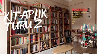 KİTAPLIK TURU 2 bookshelf II 750 KİTAP Kurgu Kurgu Dışı Kitap Önerileri [upl. by Nnaitsirhc527]