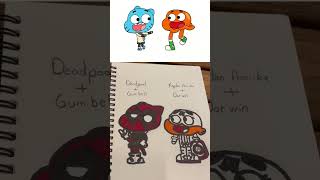 İlk Defa Marker Kalemini Denedim Süper Etki Yarattı Yeni Bir Challange Geliyor ✨ gumball art [upl. by Shirlie]