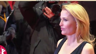 Gillian Anderson  Viceroys House red carpet  Berlinale [upl. by Moritz29]