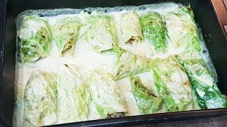 INVOLTINI DI VERZA AL FORNO IN 1 MINUTO  ricette veloci  FoodVlogger [upl. by Joannes]