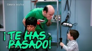 Cámara oculta de niños en El Hormiguero Niños peluqueros Adiós trenzas [upl. by Nysila484]